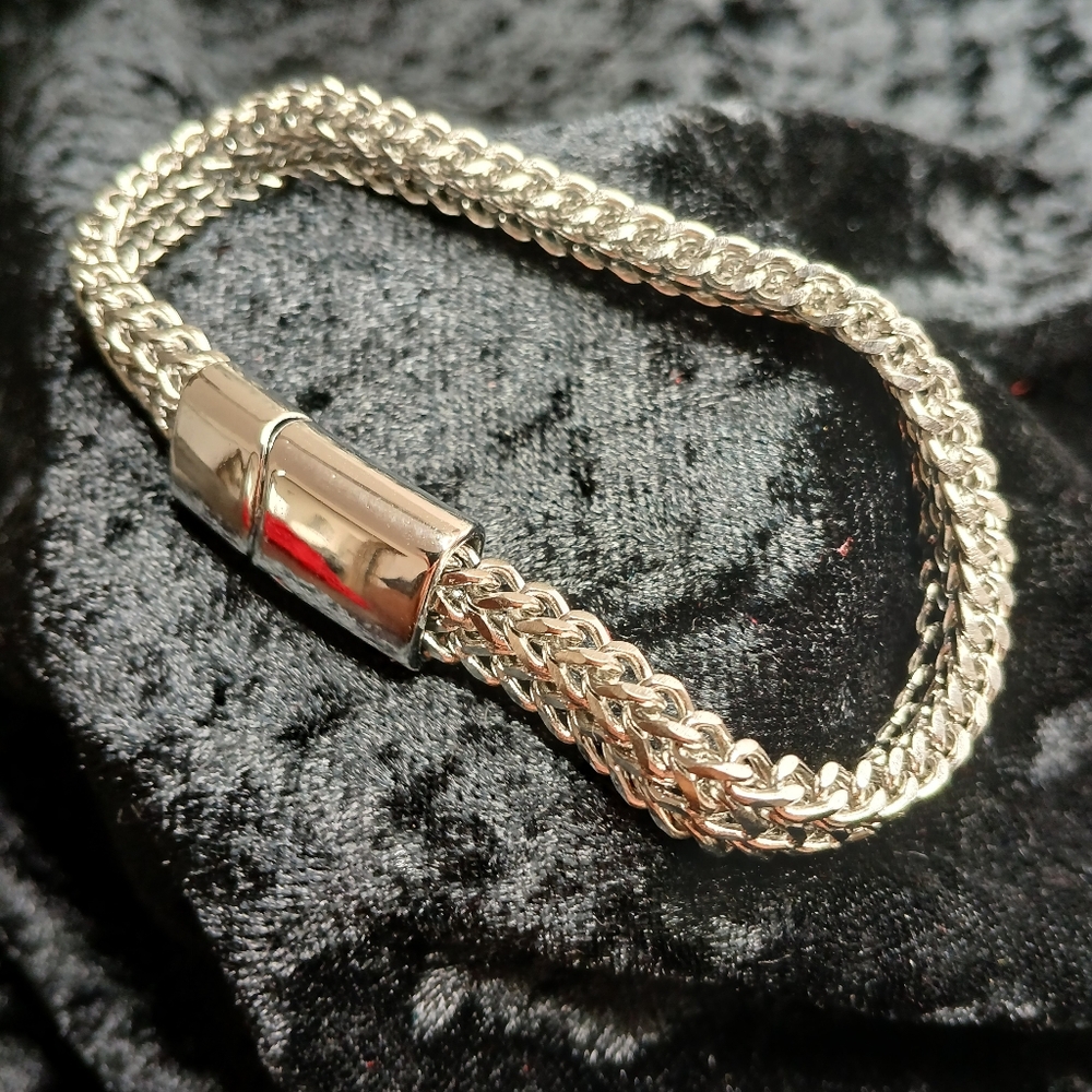 Stainless Unisex Chain Bracelet 8"